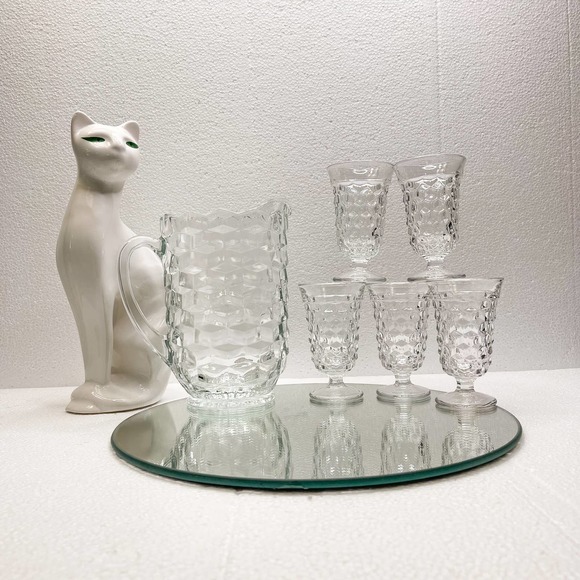 Vintage 52 Oz Pitcher Whitehall Clear by COLONY - Picture 4 of 4